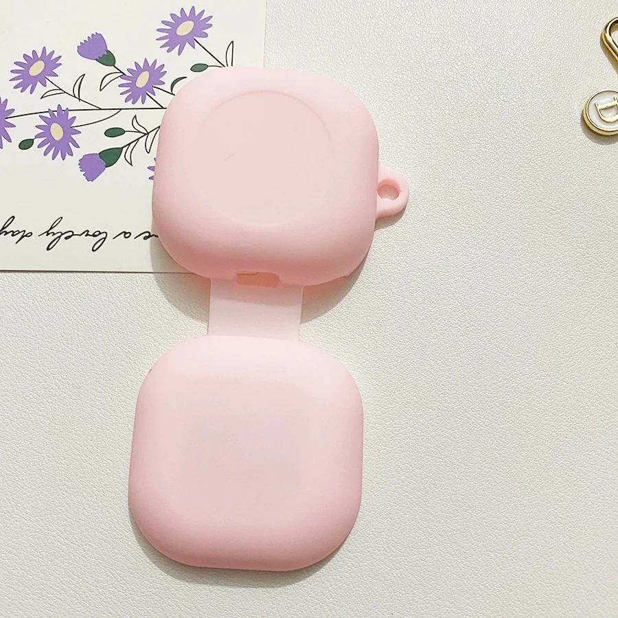 سيليكون حالات لسامسونج غالاكسي براعم لايف/براعم 2/براعم برو حالة الموضة قلادة المفاتيح مع سماعة سماعة فوندا