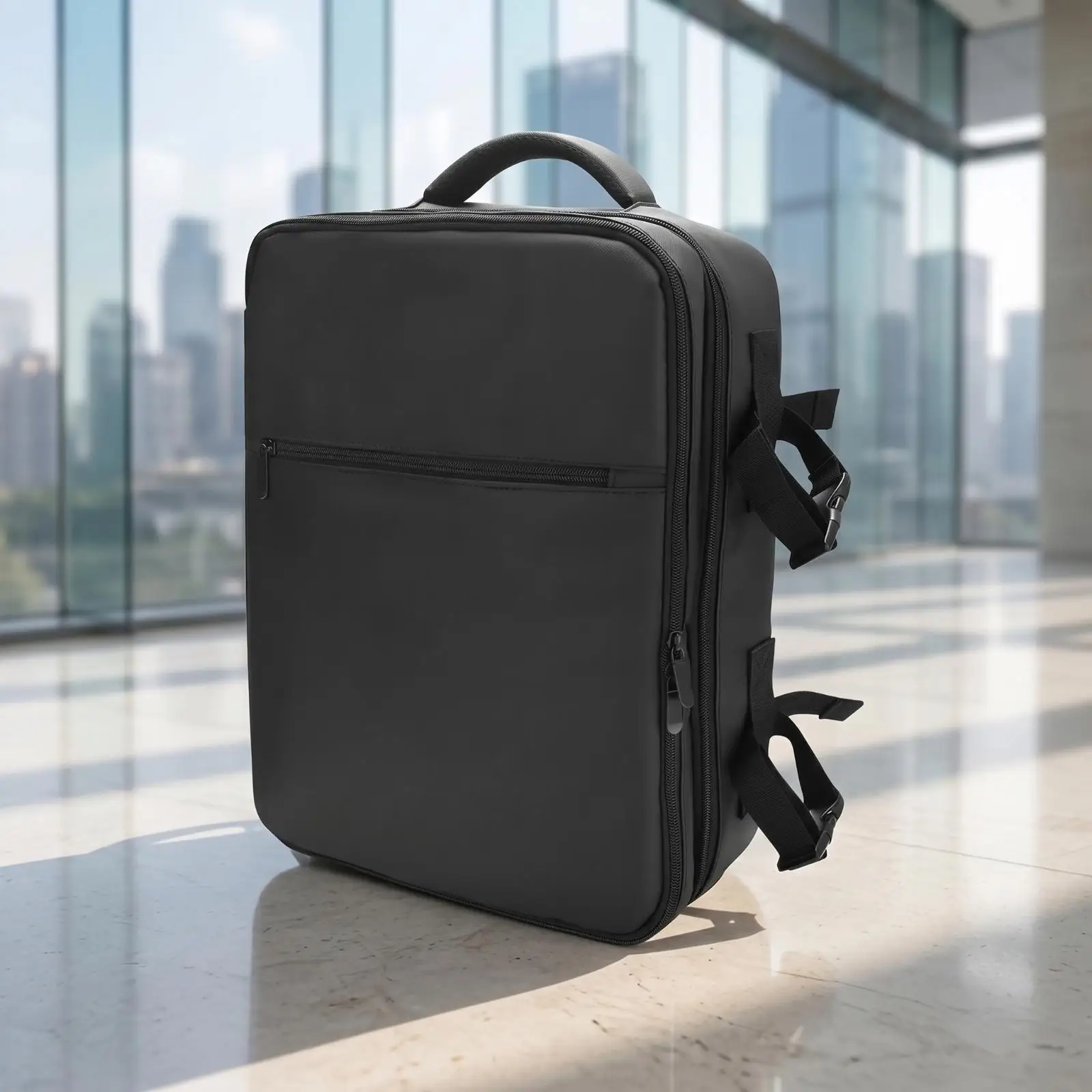Backpack with Side Pocket Minimalist Daypack Zippered for Daily Commute - view 5