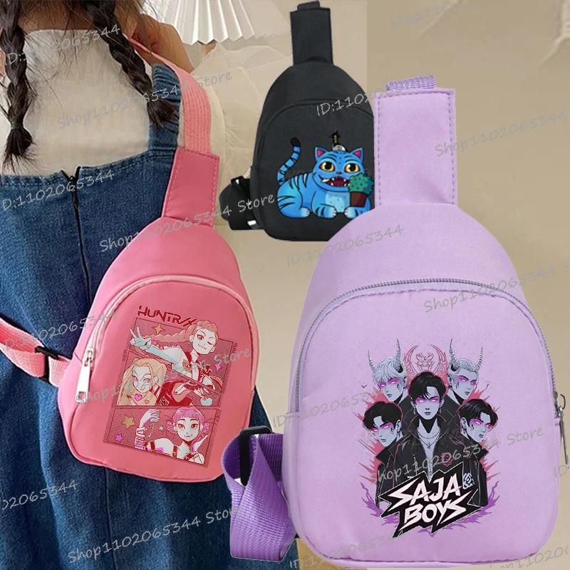 

Kawaii аниме мультфильм нагрудная сумка аниме фильм сумка детская сумка через плечо мультфильм Saja Boys тигр сумки через плечо