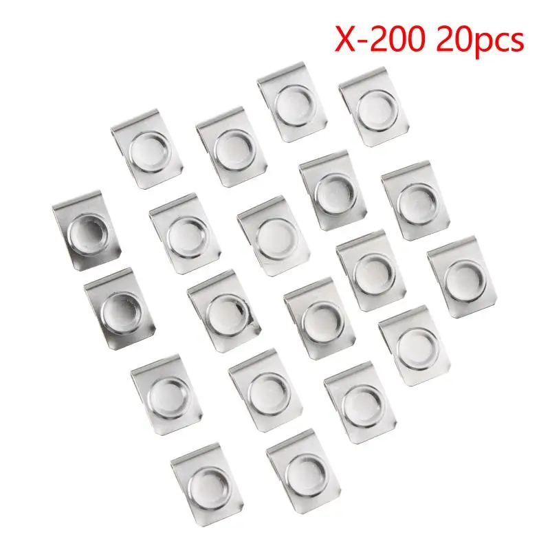 〔CCA13〕20PCS Pressure Button Contact For Battery A, AA, CR2, CR123A, Positive Battery Contact, Solid SbM-228 Keystone Substitute