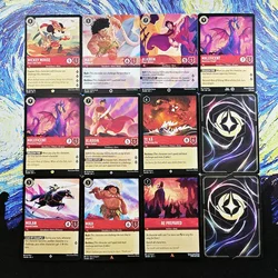 Disney Lorcana Proxy THE INKS RUBY NoneFoil –mickey mouse maui  maleficent aladdin te ka TCG Game Cards collection