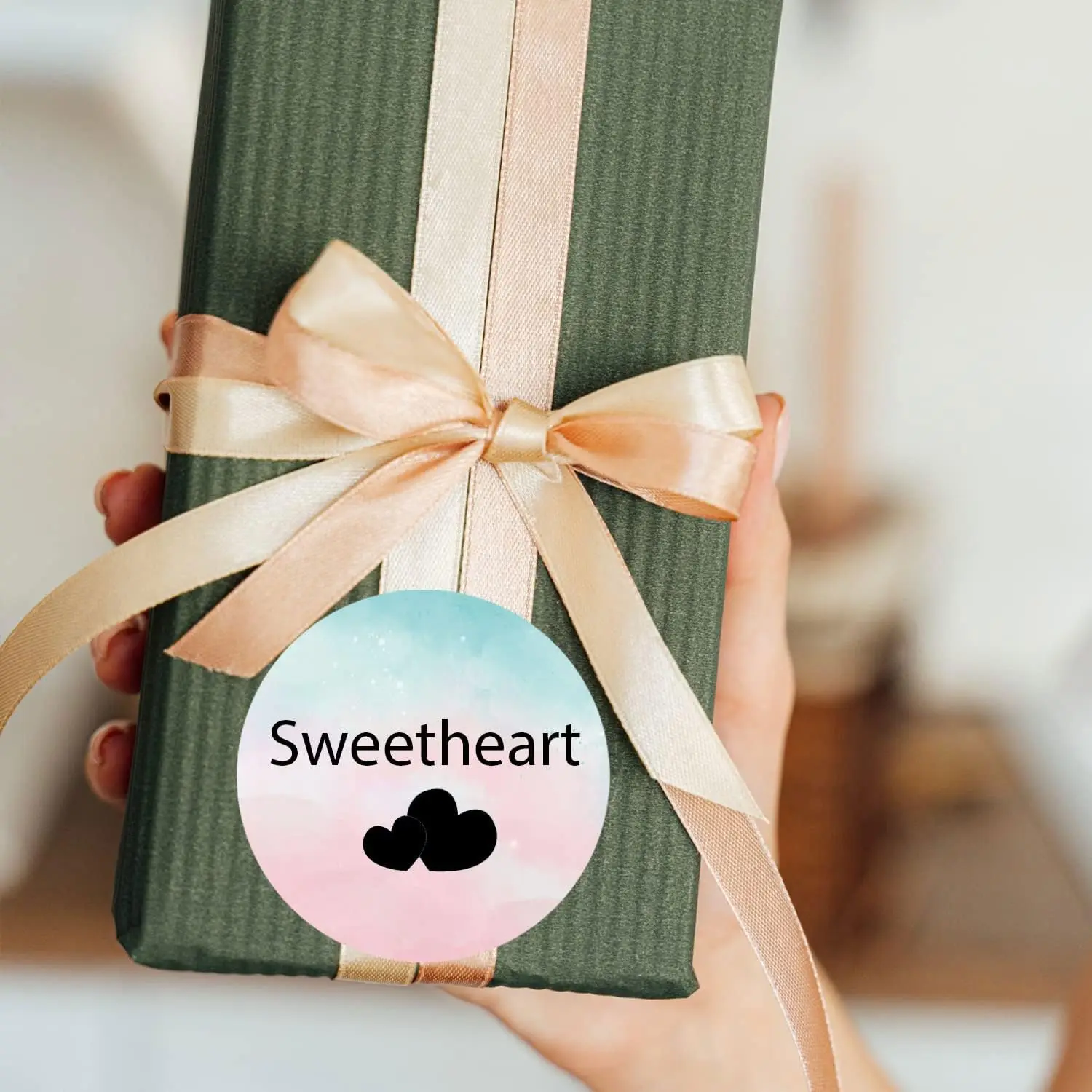 2 Inch Round Direct Thermal Stickers Waterproof Color Thermal Labels Small Business Stickers Color-Code Dot Labels 500pcs