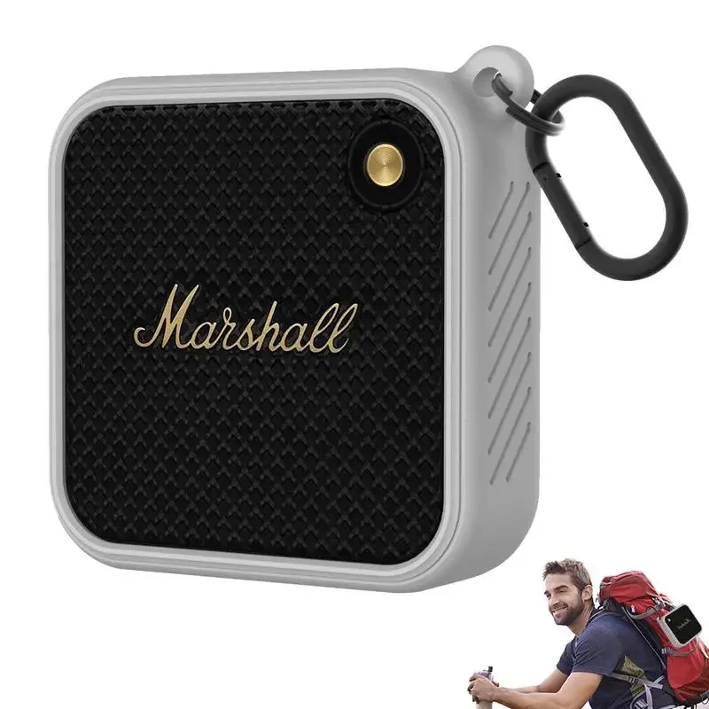 Soft Silicon Cover | Protective Travel Case For MarshallWillen Speaker Shockproof Anti-fall Carrying Case Bag Cover