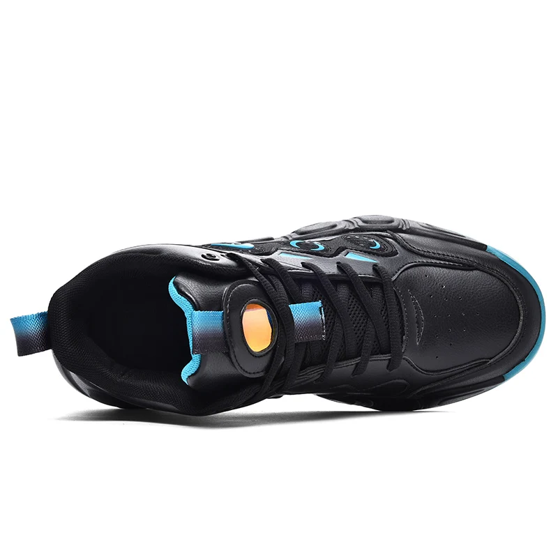 Plus Große Größe 50 51 52 53 54 Herren Basketballschuhe Leder Sneakers Knöchel Sportschuhe Anti-Rutsch Winter Plüsch Super Warm Neu – Detail 11