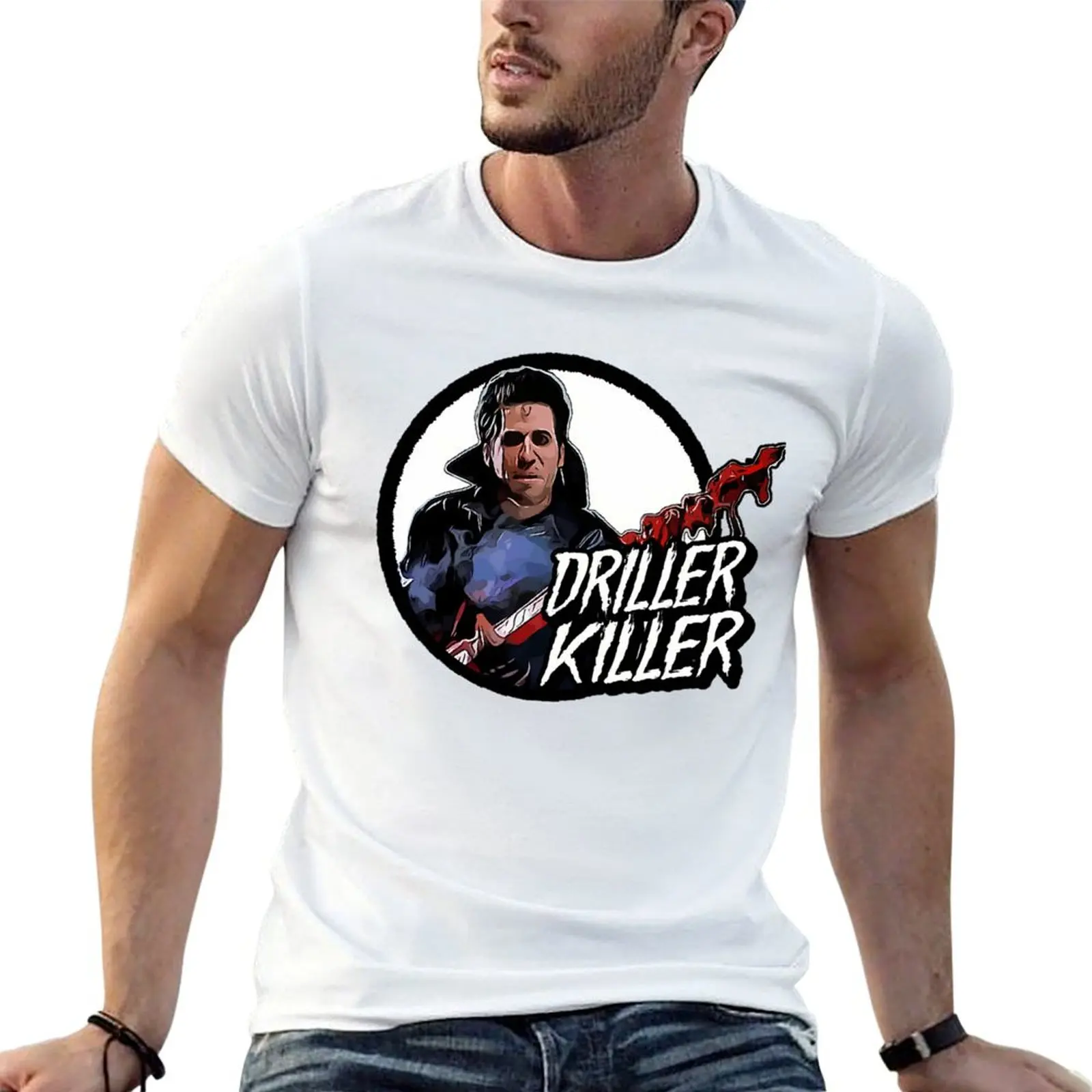 

Driller Killer T-Shirt t shirt custom print t shirts for man slim fit T-Shirt