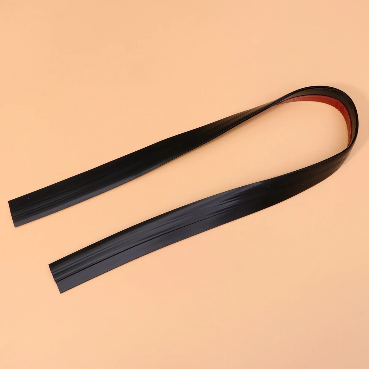 

1pc Bottom Seal Strip Black Lq7 Three-Layer Silicone Waterproof Draft Stopper Noise Heat Cold Insulation For Bathroom Wash