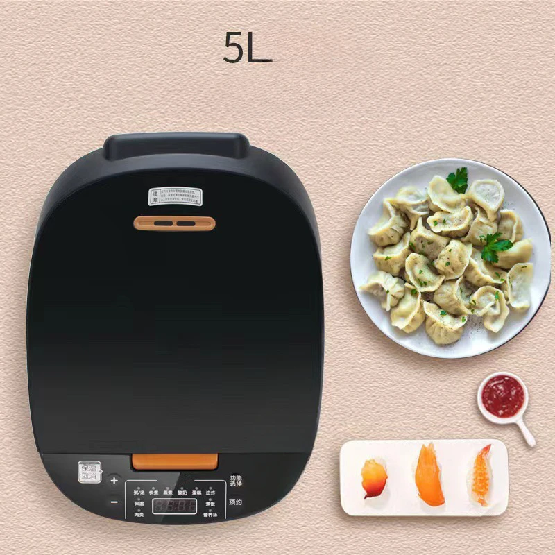 5L Rice Cooker Electronic for Home Use Large Capacity Multifunctional Intelligent Soup Making Rice Cooking Pot Electric