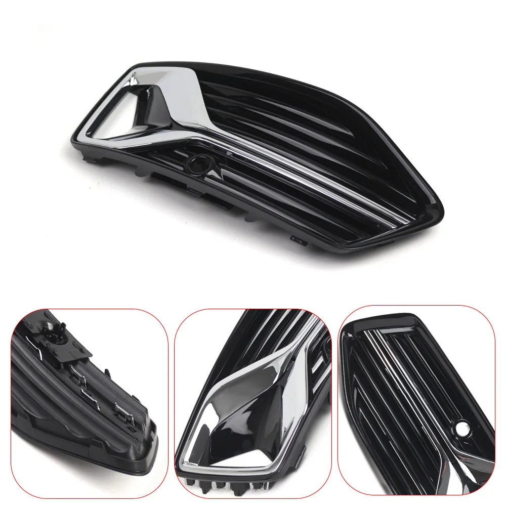 For A6 C8 Saden 2019-2023 Front Fog Light Bumper Grille Trim Vent 4K0807648D 4K0807647D 4K0807647 Auto Parts Replacement - Image 4