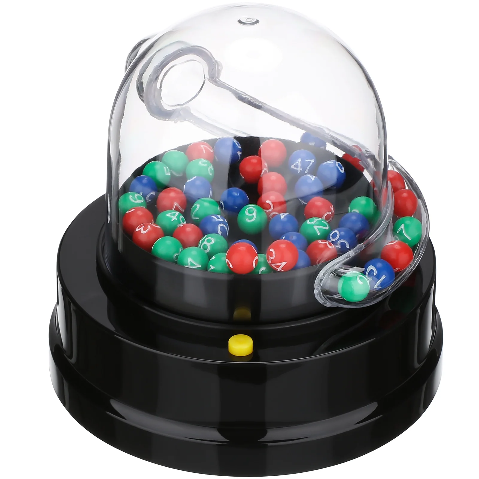 

Electronic Accessories Lottery Machine Mini Lotto Games Electric Toy Console Number Picking Black Fortunate Picker Ball Child