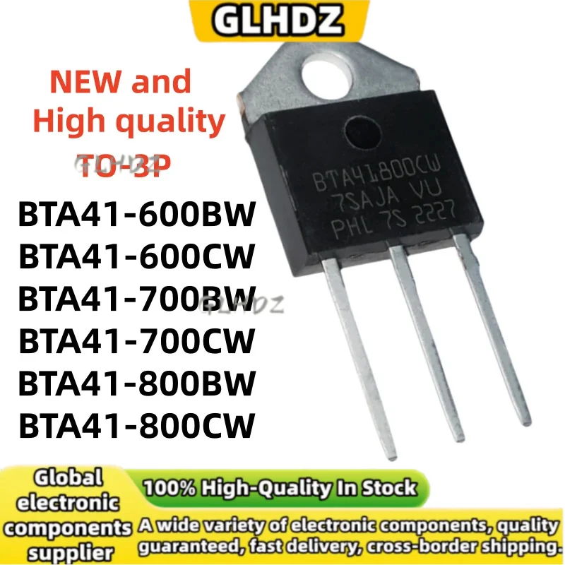 5 piezas de alta calidad BTA41-600BW BTA41-600CW BTA41-700BW BTA41-700CW BTA41-800BW BTA41-800CW TO-3P, productos en stock