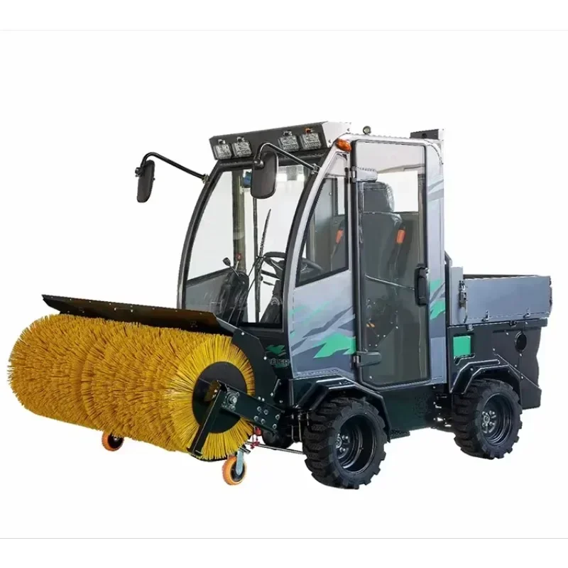 Ride On Snowplow Snowblower Machine Road Snow Sweeping Sweeper Machines Snow Power Sweeper Removal Machine