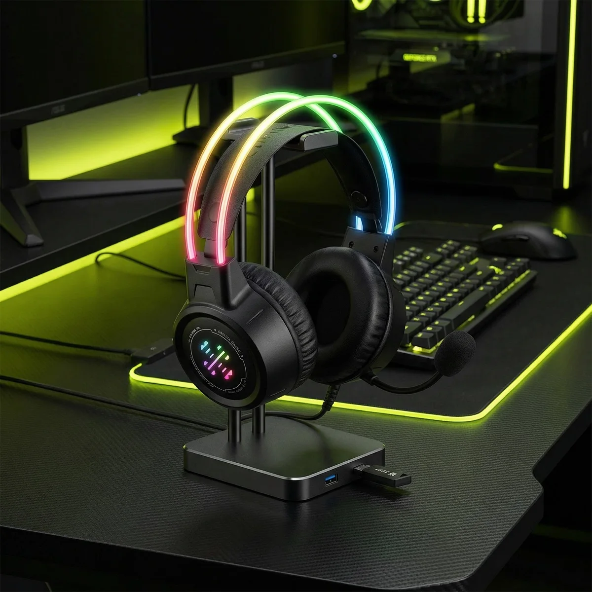 

ONIKUMA GT889 Bluetooth Headphones Bluetooth Wireless Wired Three-mode Lightweight Headset with Mic 2026 New Gaming Headset