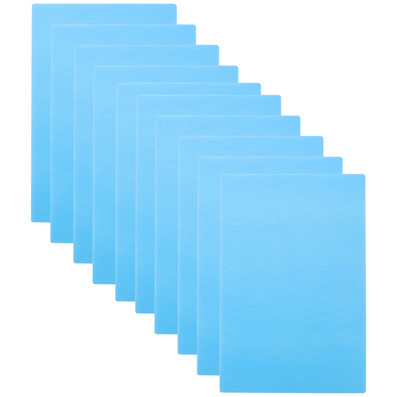 

10 Pcs Foam Board for Craft Blank Poster Boards Mounting Plate Blue Pvc Color Skin