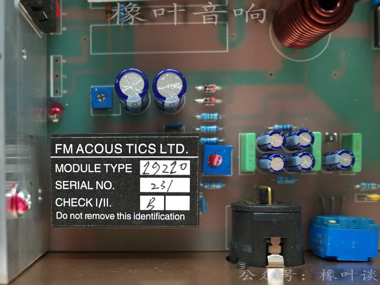 1:1 نسخة FM Acoustics 411 مضخم خلفي متوازن 19210 وحدة + مكثف مرشح FRAKO 6800 μ F + حلقة 600 وات N FM711MK2 + FM411