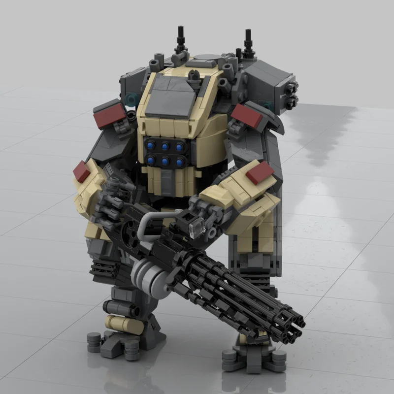 

900 шт. Moc Vanguard-Class Titan Legion робот, набор строительных блоков для Titanfall 2, боевые меховые кирпичи, игрушки для детей, подарок для взрослых