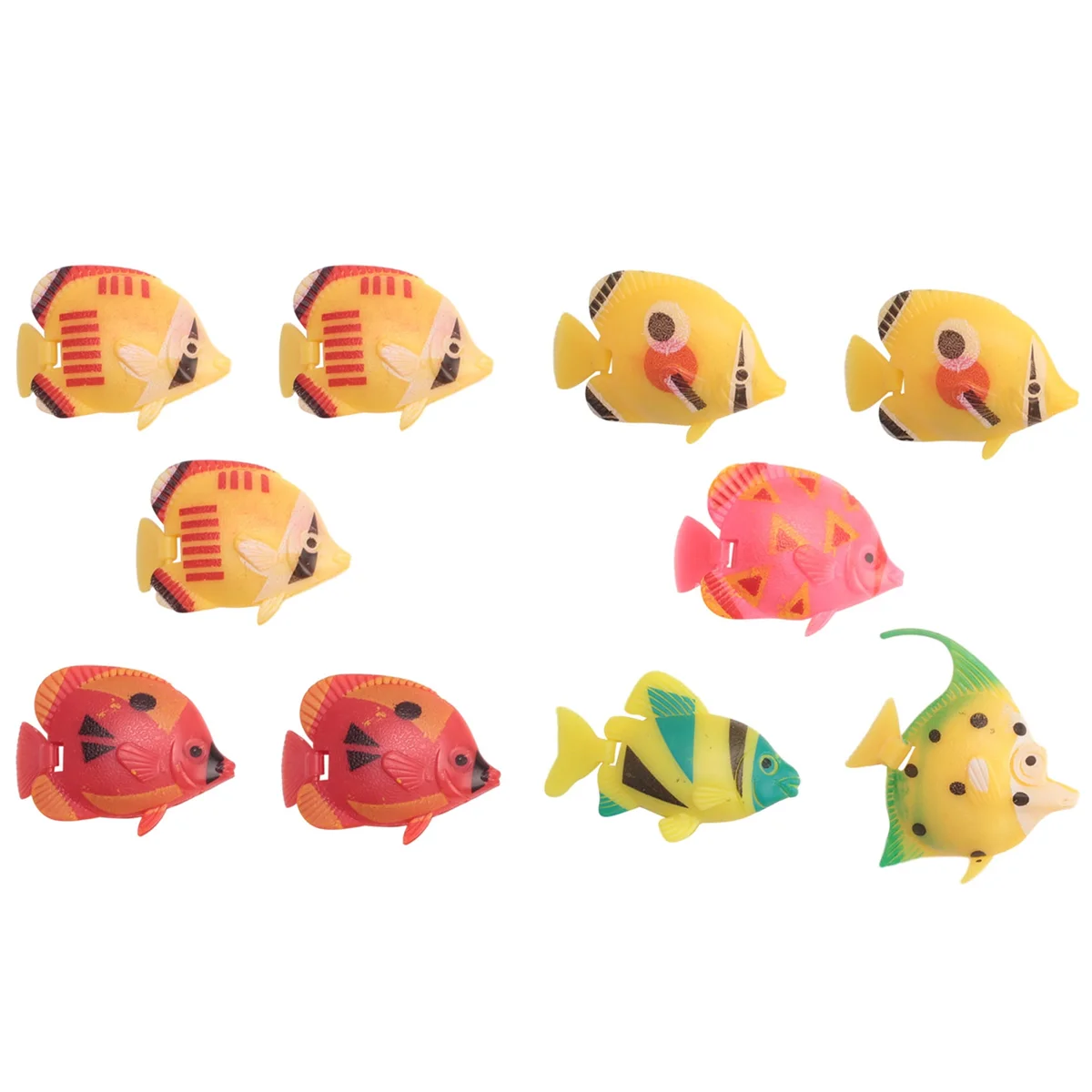 ديكور الأسماك 10X الديكور الاصطناعي العائم ديكور الأسماك لوازم حوض السمك الزخرفية #6