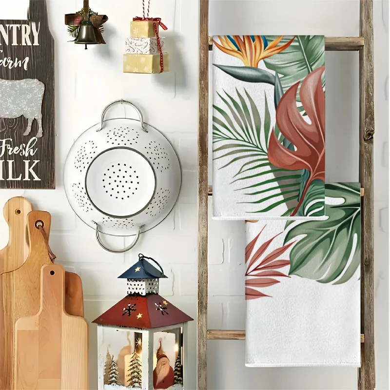 2 Buah, Handuk Dapur Motif Tan - Kitchen Baking Necessities ulasan dan harga
