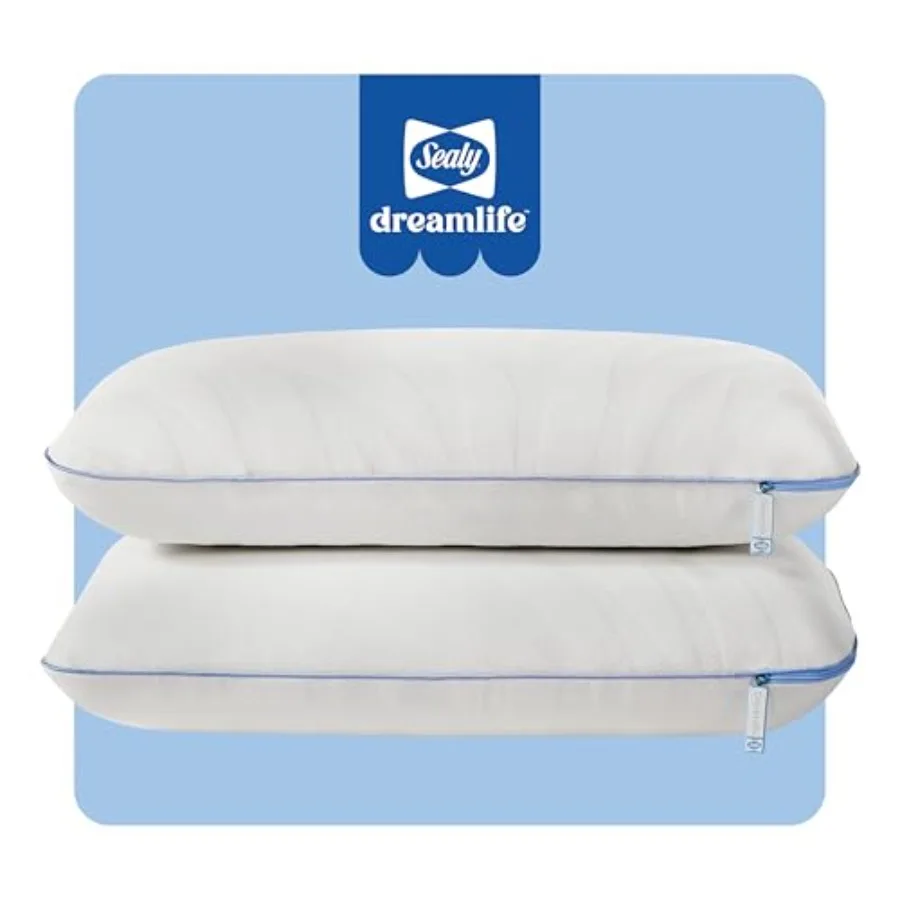 Queen Size Memory Foam Cooling Pillow with Cover