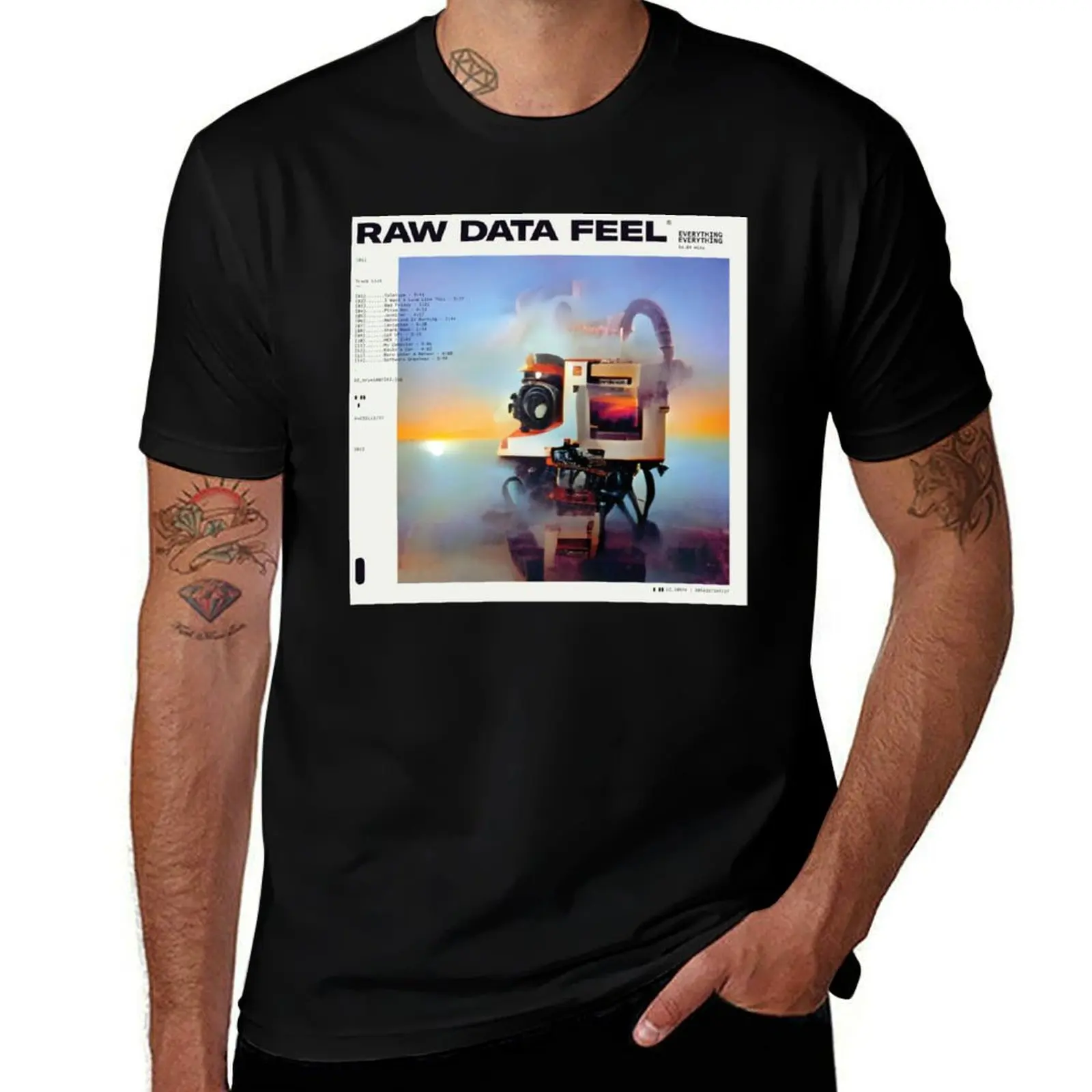 

everrything raw T-Shirt man t shirt cotton t shirt custom print T-Shirt