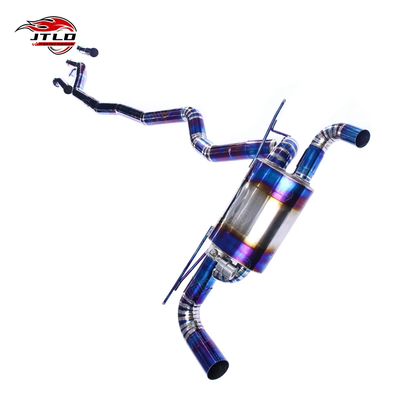JTLD Titanium -Back Exhaust System with Downpipe for BMW 430i B48 2.0T Lightweight Performance Upgrade