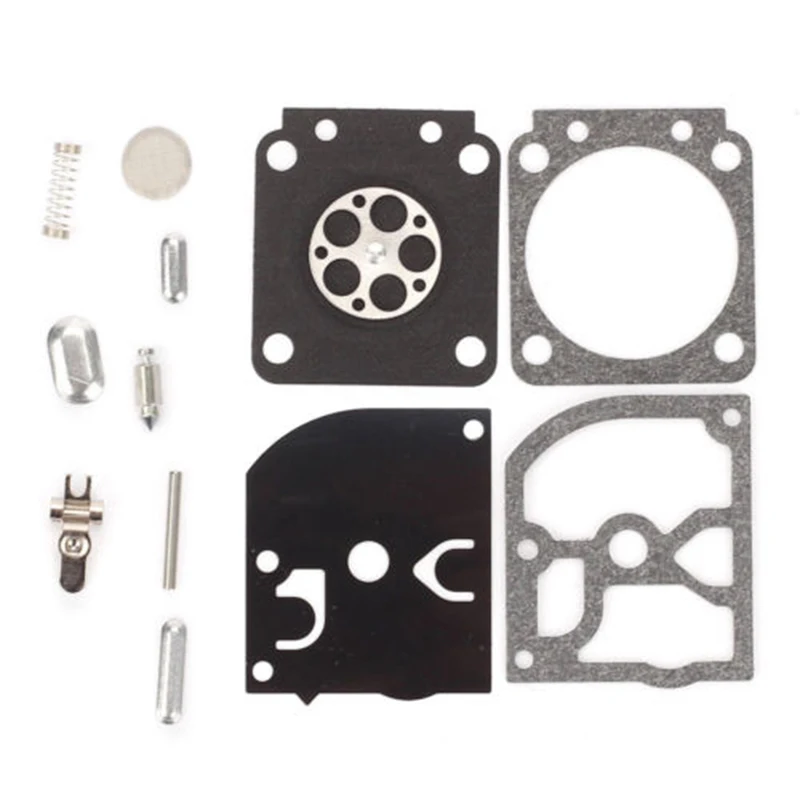 16pcs Carburetor Repair Kit For HS45 FS38 FS55 BG45 for zama C1Q-S for carb for primer Bulb Gaskets Fittings Garden Power Tools