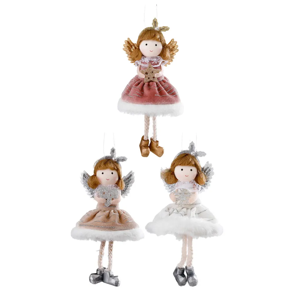 

Christmas Tree Decoration Pendant Home Pendants Craft Decorative Ornament Minature Decorations Fabric