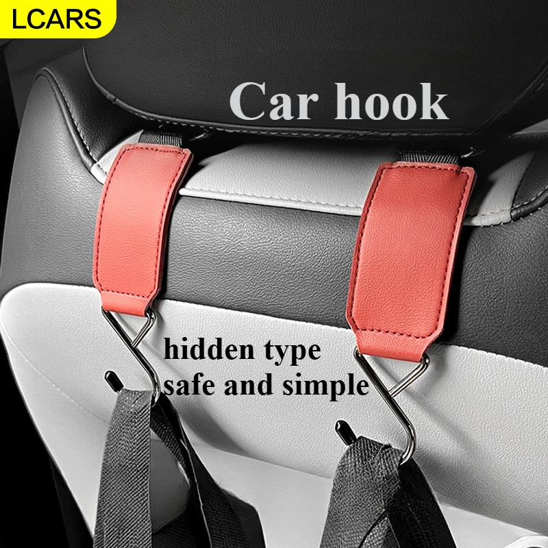 

Lcars-Car Storage Hook Seat Back Hook Hidden Type Multiple Colors Optional New Car Interior Storage Accessories