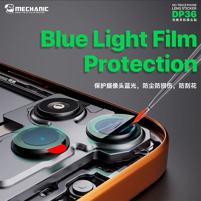 MECHANIC DP36 No Trace Phone Lens Sticker 360Pcs Set Anti Scratch For Phone Camera Lens Protector Repair Tools