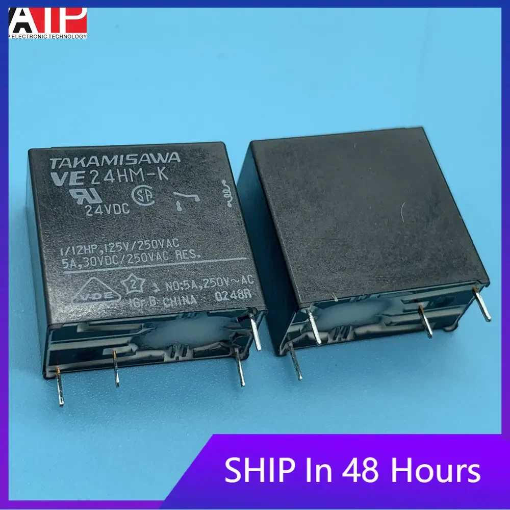 5pcs-ve24hm-k-relay-24vdc-genuine-original-inventory-in-stock
