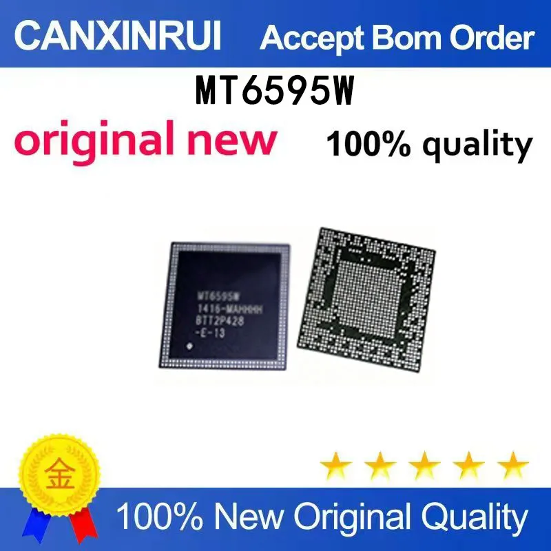 (5pcs-100pcs）New original MT6595W 4G eight core mobile phone main chip MT6595W-M