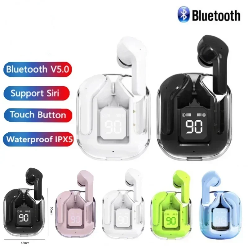 TWS T2 Wireless Mini Earbuds LED Power Digital Display Headset Stereo Sound Fone Bluetooth Headphones 5.3 for Xiaomi Lenovo