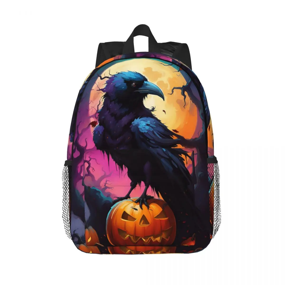 

Рюкзак Raven Rage Halloween Witch Gothic Scary Crow, Лидер продаж, рюкзак для мальчиков и девочек, сумка для книг, сумки на плечо для мужчин и женщин, школьная сумка