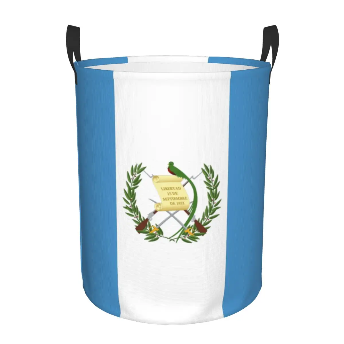 Custom Guatemala Flag Gifts Stickers Laundry Basket Collapsible Pride Toy Clothes Hamper Storage Bin for Kids Nursery