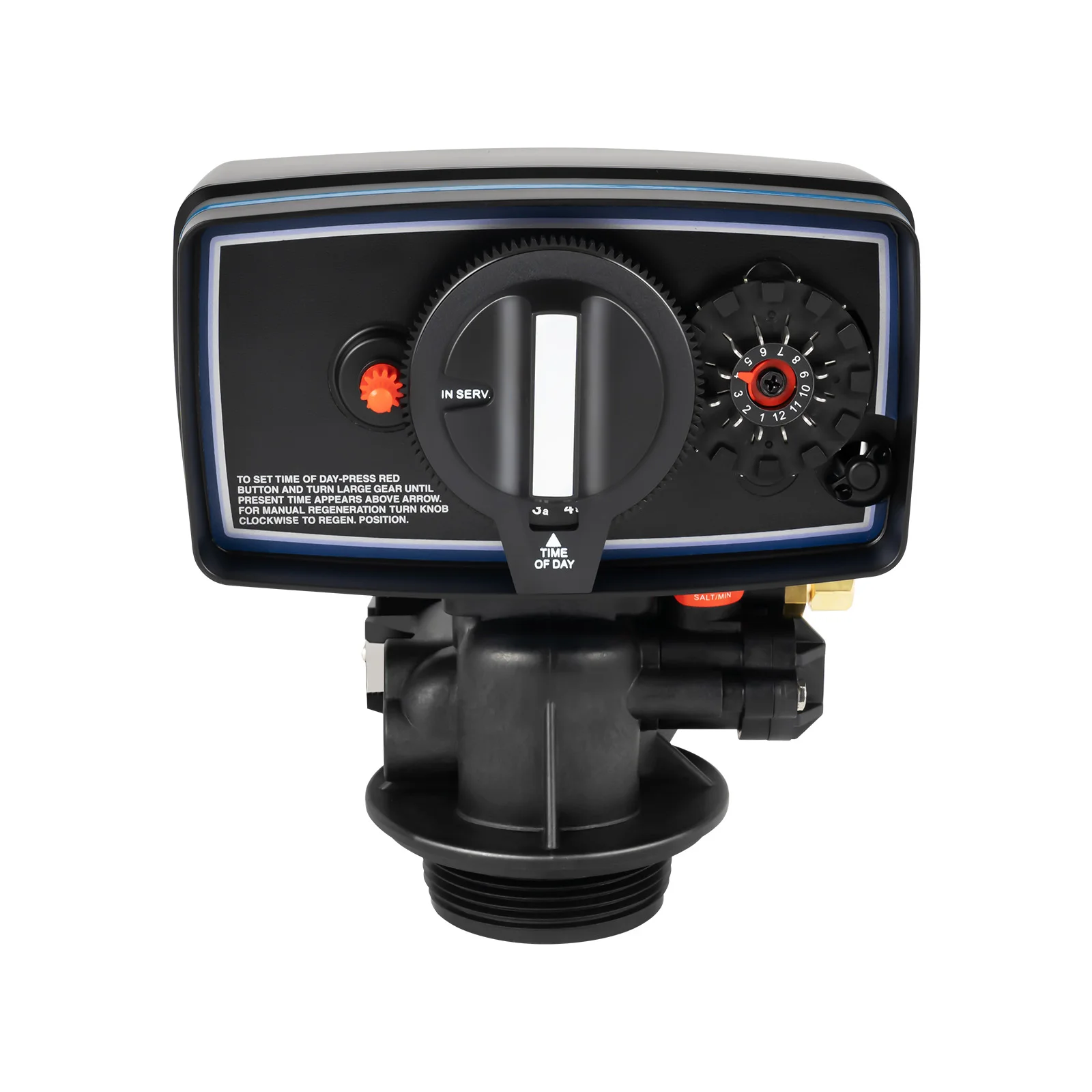 

Water Softener Control Valve Time Clock Control Valve Automatic Regeneration Timer 12-Day Cycle for Home Filtration System