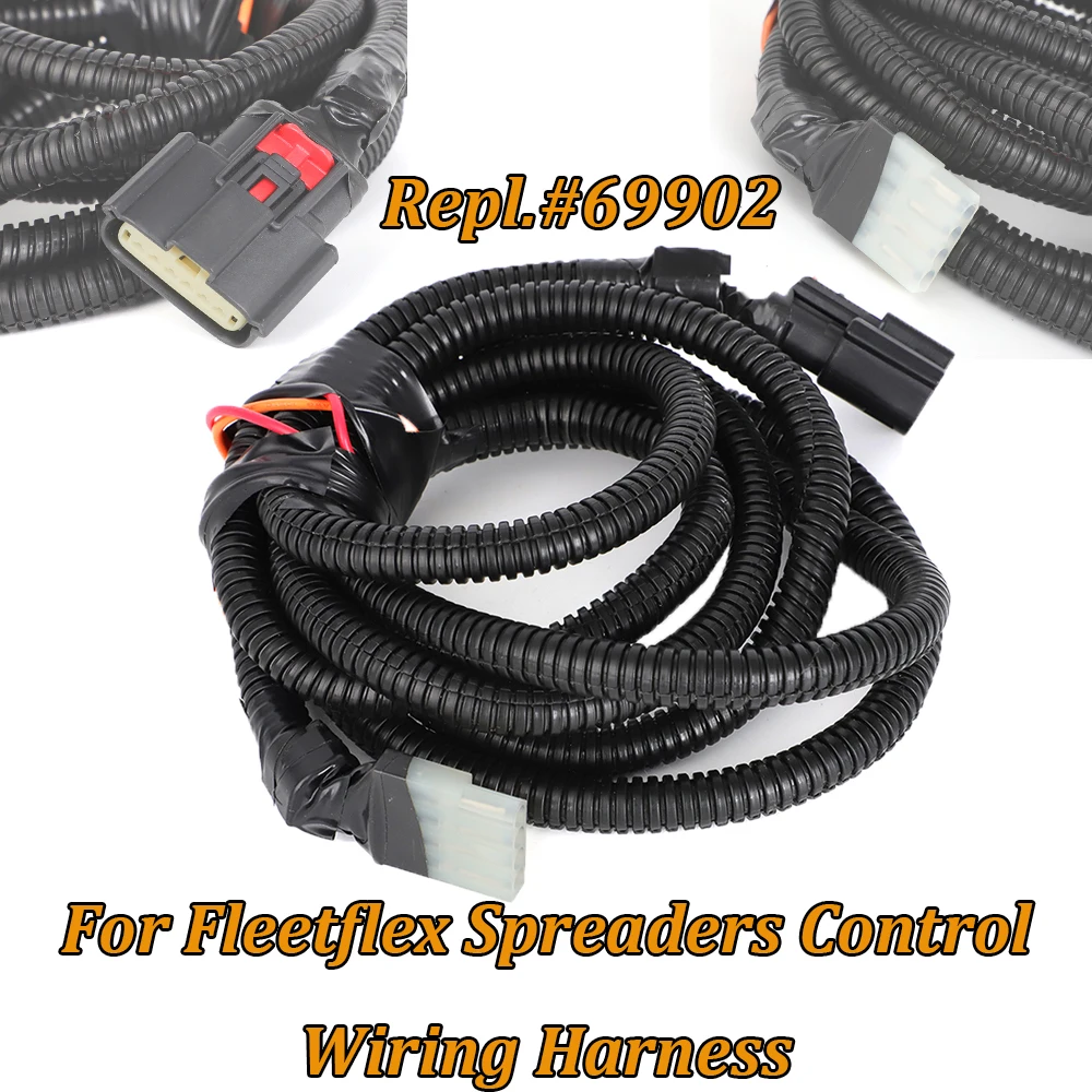 For Western Fisher Snowex Snowplow Salt Spreader Control Wiring Harness 69902