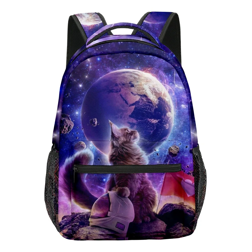 Classic Funny dinosaur swan animal student Bookbag Notebook Backpacks 3D Print Oxford Waterproof Boys/Girls Travel Backpacks