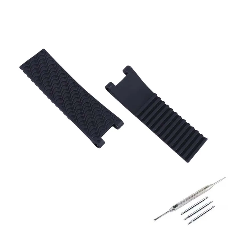 ยางสําหรับแอเธนส์ดําน้ําทะเล 353 8003 263 Series ผู้ชายซิลิโคนกีฬา Arc ปาก 22 มม.สายรัดข้อมือสร้อยข้อมือ