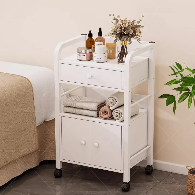 

Professional Beauty Cart with Storage Trolley for Salon Equipment Mobile Multi Purpose Beauty Case on Wheels Salon Trolley Cart