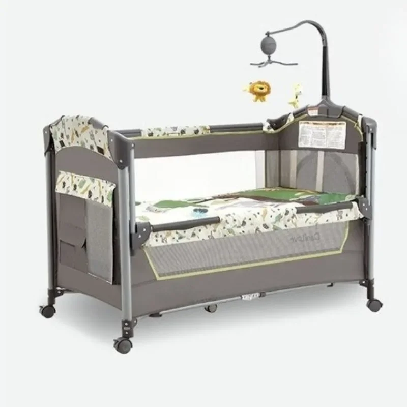 

Foldable Portable Baby Crib Bassinet Bed for Newborns Attachable Co-Sleeping Baby Nest Multifunctional Bedside Infant Basket