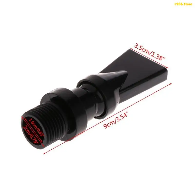 U1JB Plastics Outflow Pipe Connector Create Strong Water Current for Nano Aquarium