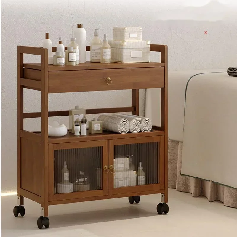 Spa Auxiliary Cart Hairdressing Furniture  Beauty Salon Rolling Aesthetic Reception Dressing Tray Cleaning Professional Hotel