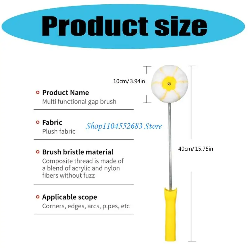 Y6GD Mật độ cao Bọt Paint Paint Công cụ con lăn nhựa Paint cho các cạnh chính xác và giảm 30% chất thải sơn