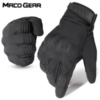 Guantes cálidos de invierno para motocicleta, guantes de dedo completo con pantalla táctil para motocicleta, Motocross, ciclismo, MTB, equipo protector antideslizante a prueba de viento