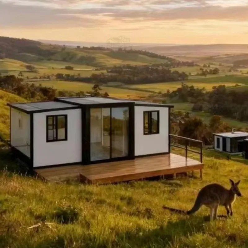 Ready Made Container House and Portable Mobile Home 20ft 40ft 3 Bedrooms Prefab Villa