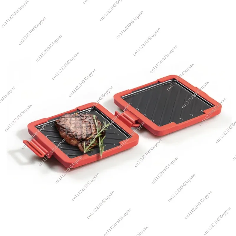 Microwave Safe Sandwich Maker Quick Heating Crispy Toast Slices Silicone Baking Tray Detachable Washable