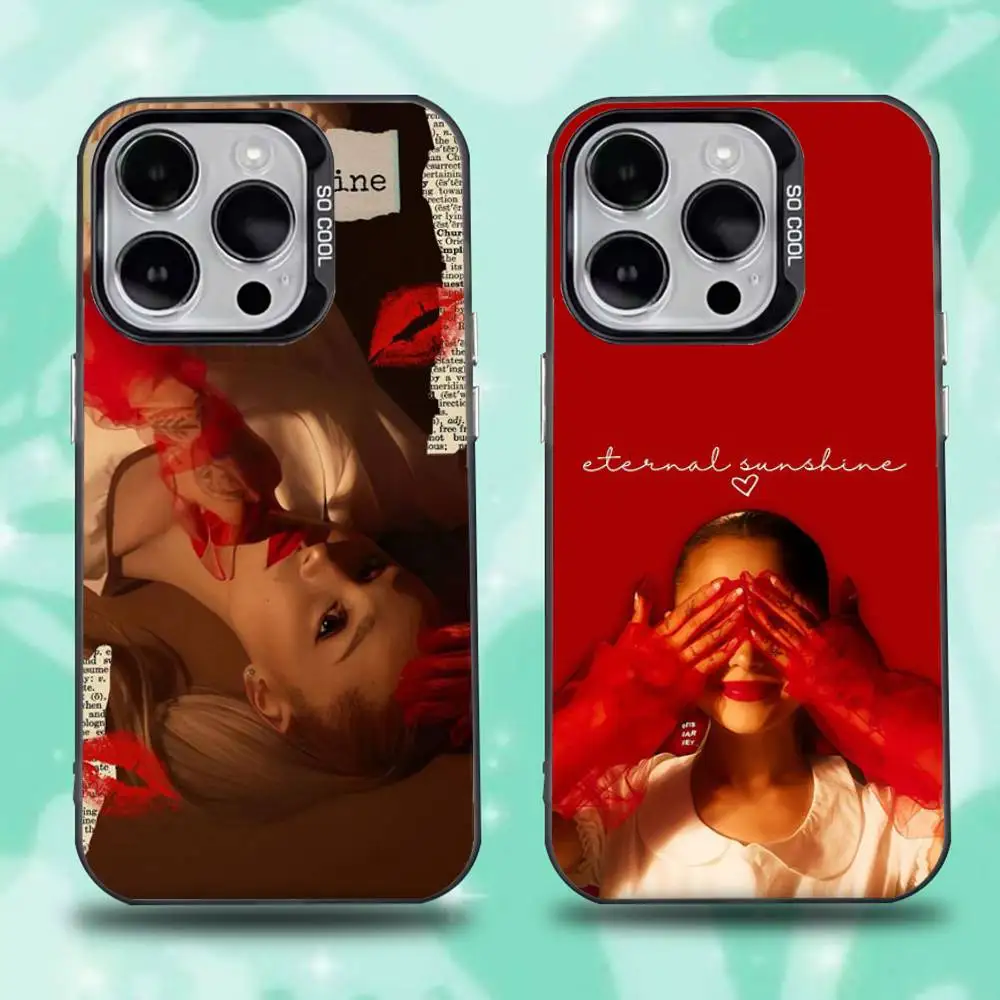

A-Ariana Eternal Sunshine G-Grandes Phone Case For iPhone 16,15,14,13,12,11,Mini,Pro,E,SE4,XS,MAX Black Candy Matte Cover