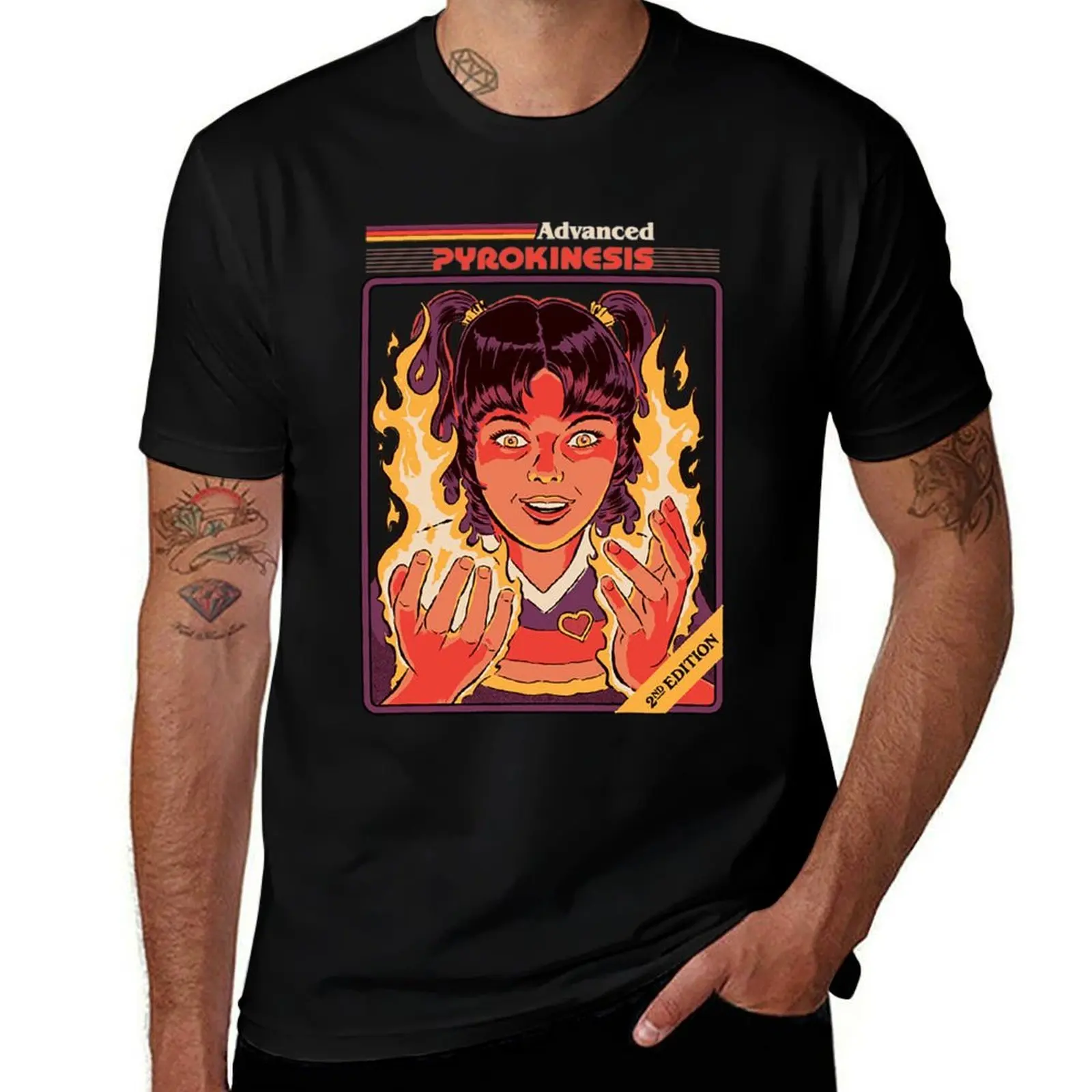 

T-Shirt man designer t oversize shirts shirts t for man t graphic anime Pyrokinesis shirt