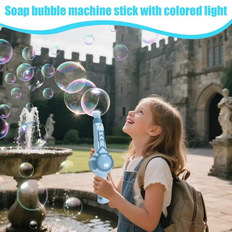 صانع الفقاعات آلة فقاعات الضباب ألعاب تفاعلية مع الضوء والصوت ألعاب داخلية وخارجية لجمع الشاطئ في حديقة أعياد الميلاد