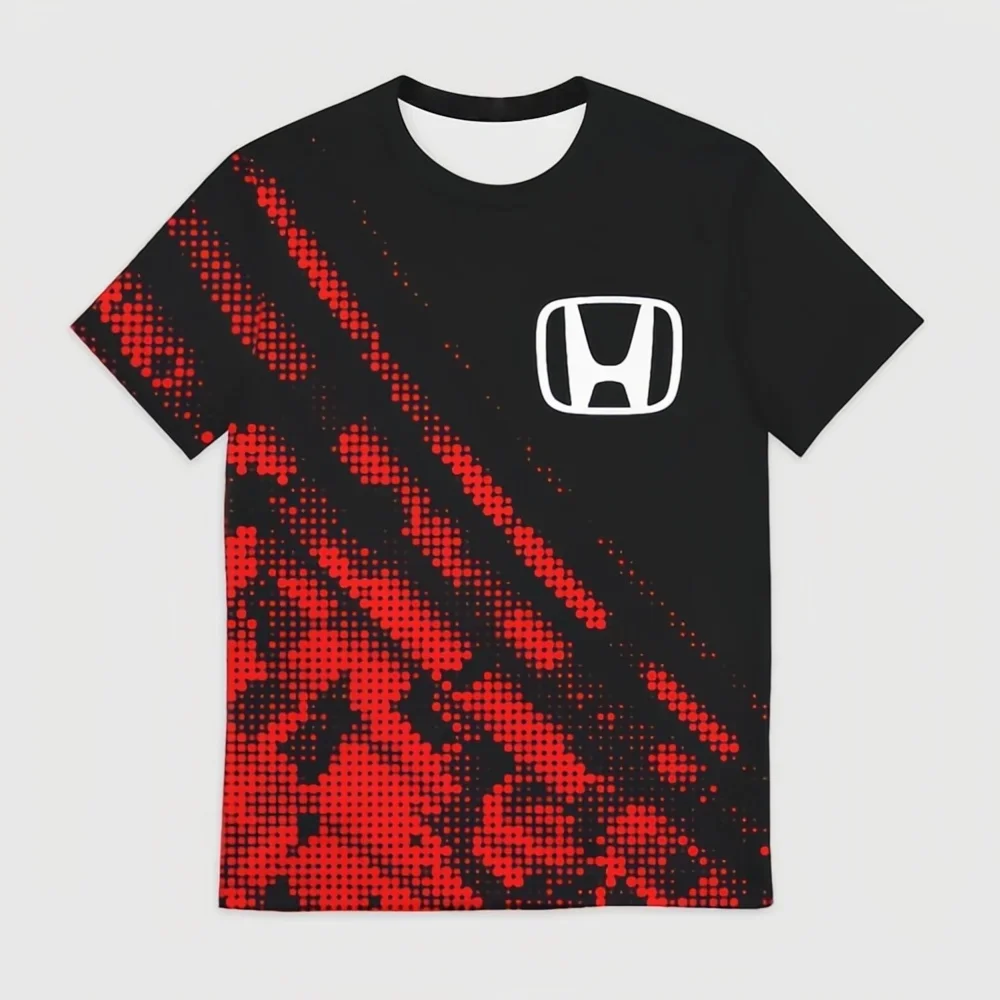

Summer Men's Honda Short Sleeve Car Brand T-shirt Performance Quick-Dry Jersey Sports Motorcycle Racing​