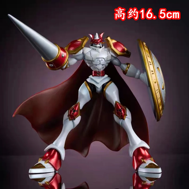 17cm Digimon Adventure Figurine Dukemon Anime Figure Omegamon Figures Statue Model Decoration Ornament Customized Products Gifts